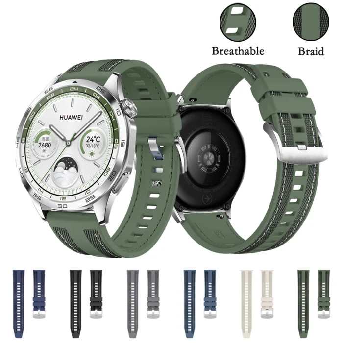Strap for Huawei Watch GT5/GT5 Pro/GT4 46mm Men Women Classic Buckle Accessory for Huawei GT5/GT4/GT3 22mm Universal Watch Strap